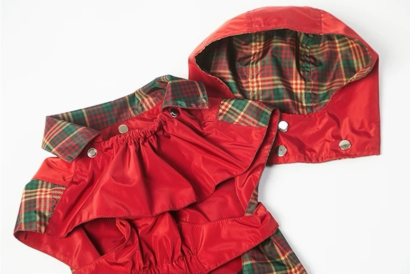 Stripe Waterproof Windbreaker