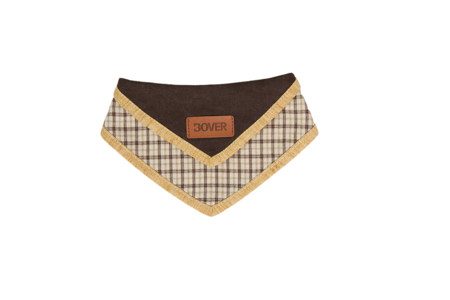 BOVER Adjustable Pet Collar - Double-Layer Design with Premium Stitching
