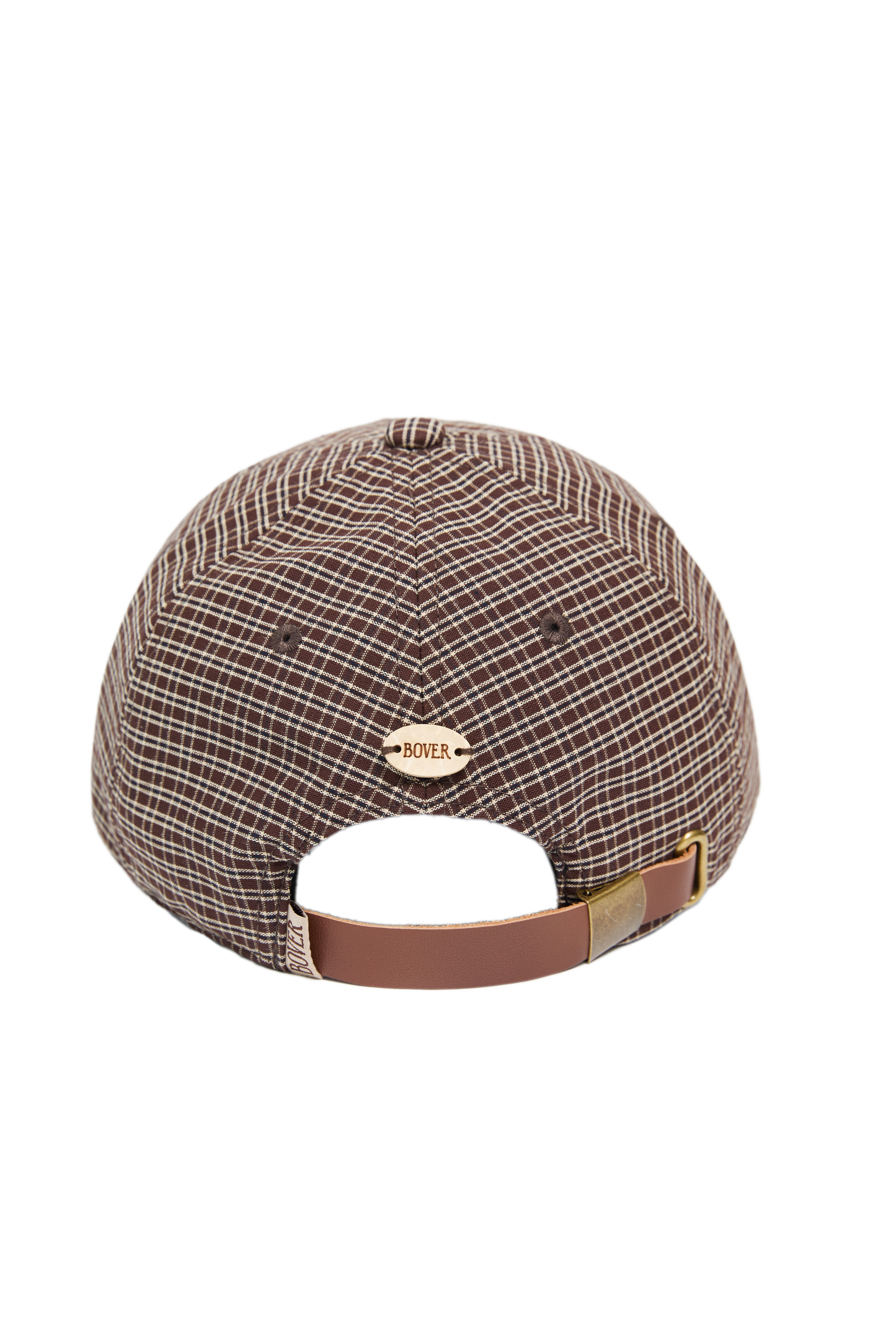 BOVER Embroidered Plaid Baseball Cap - Human-Pet Matching Set (Human Version)