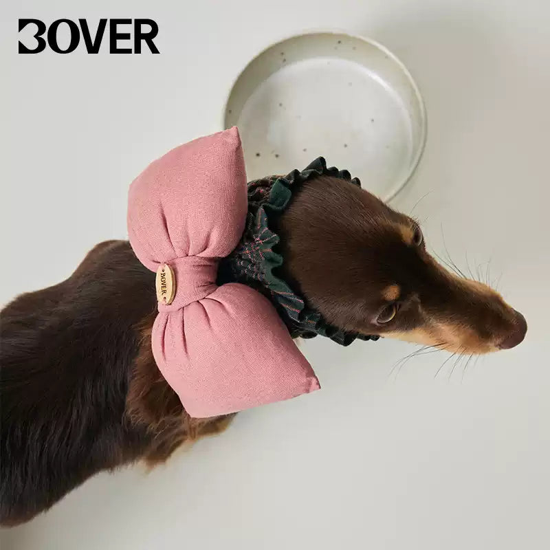 BOVER Pet Ear Protector - Adjustable Bow Design with Breathable Comfort