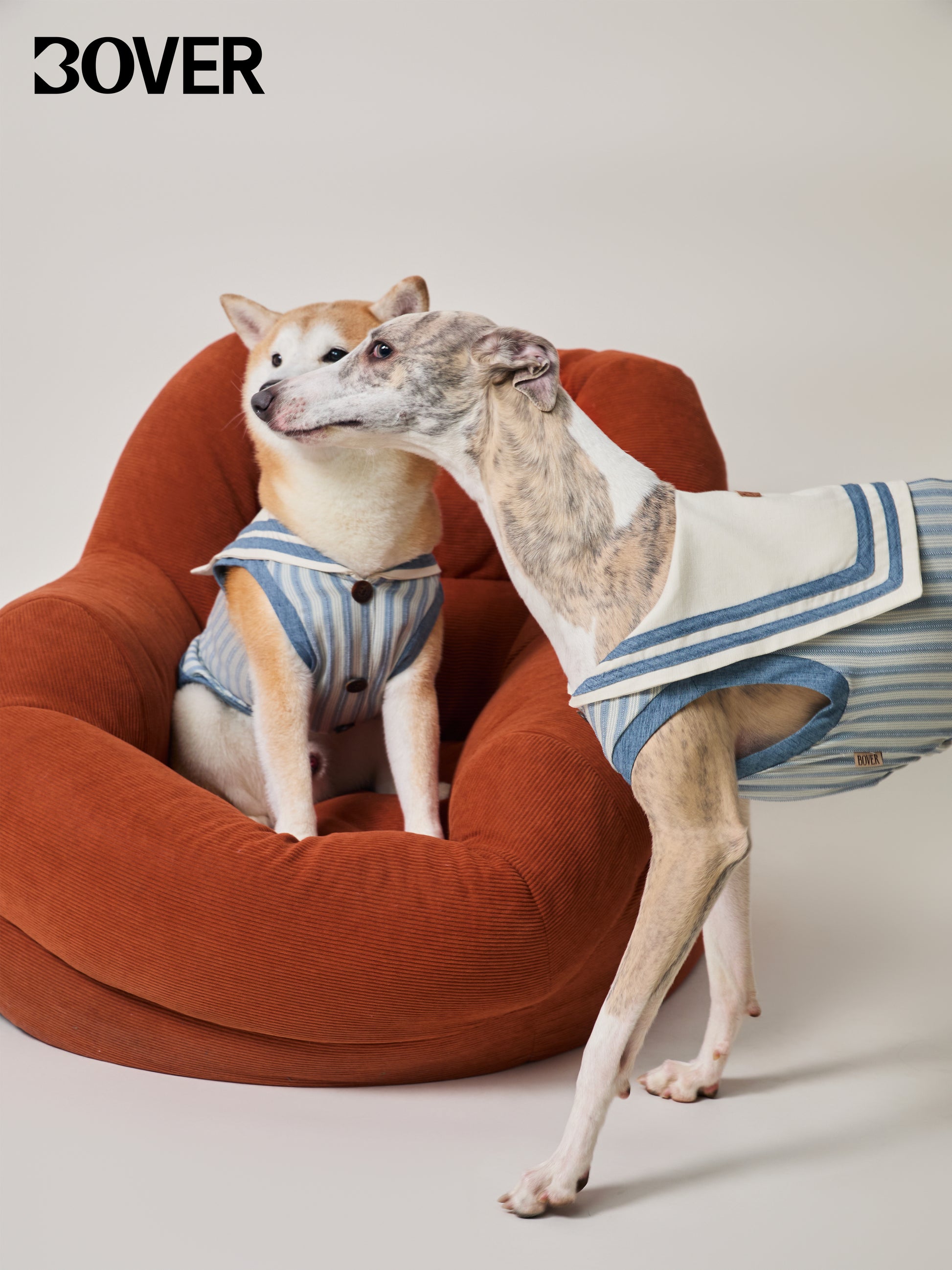 BOVER Navy Style Pet Shirt