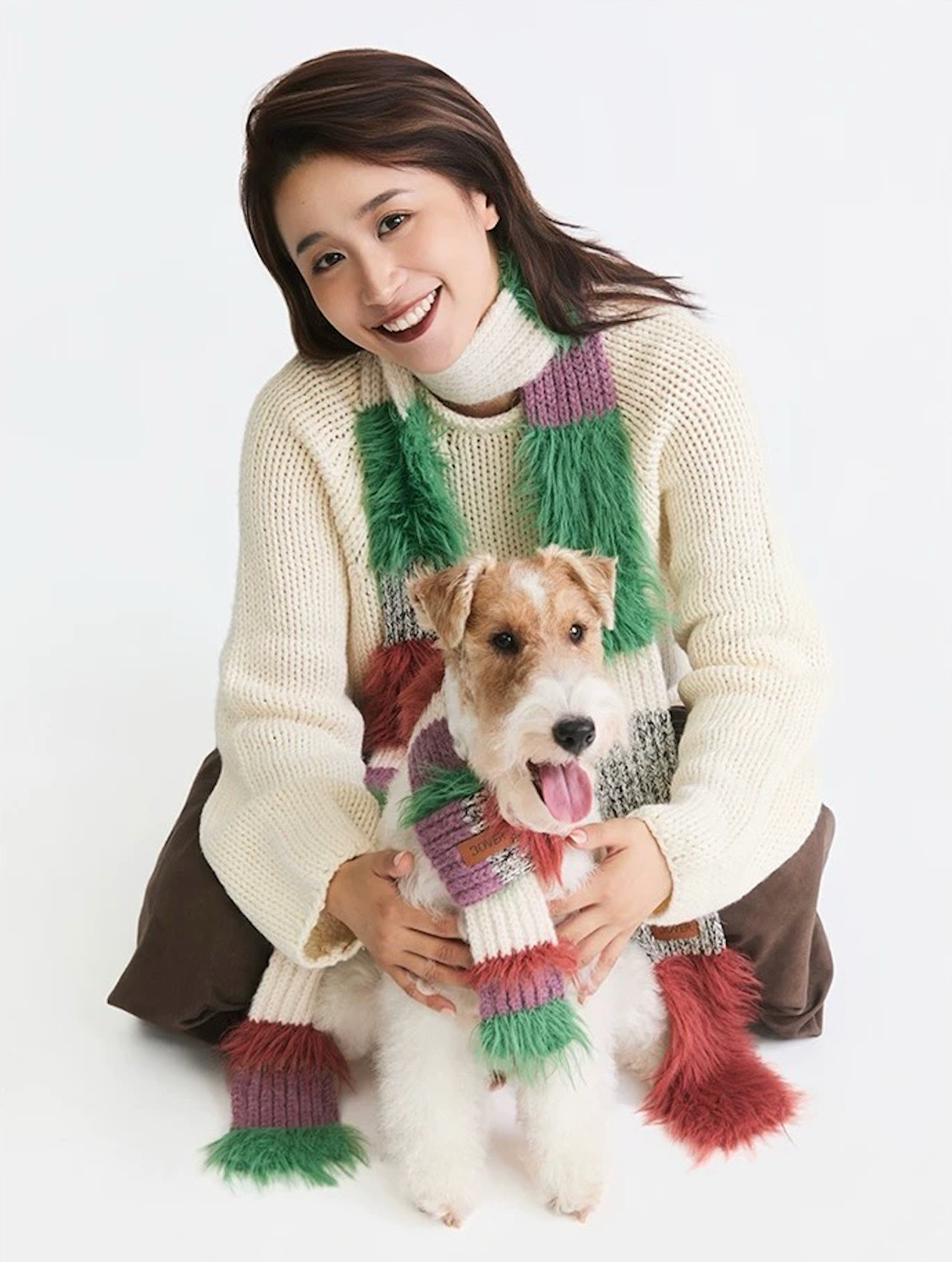 BOVER Color-block Scarf (Human Version)