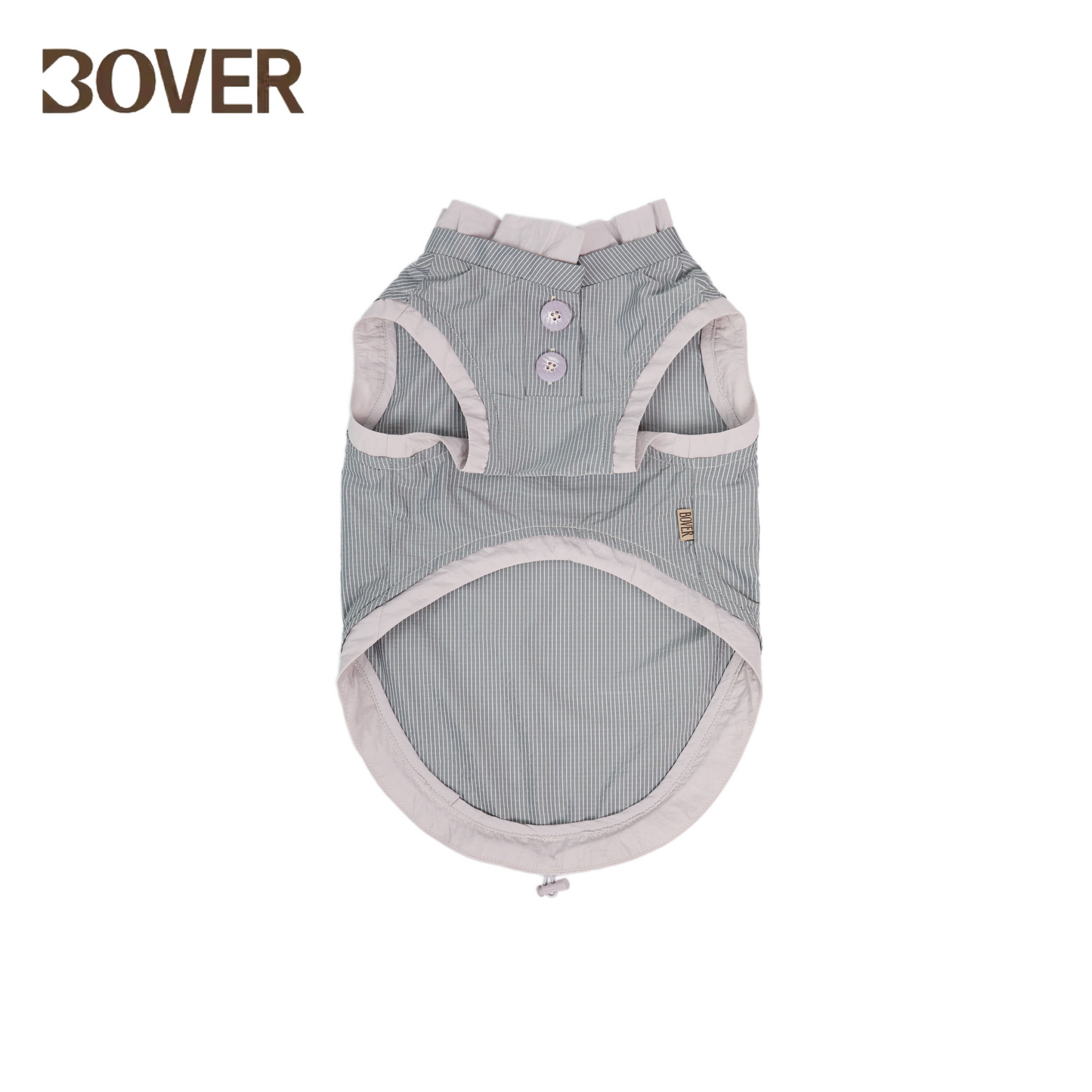 BOVER UV-Protective Pet Shirt - Dual Collar Style with Sun Protection