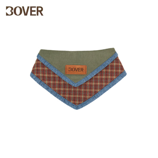 BOVER Adjustable Pet Collar - Double-Layer Design with Premium Stitching