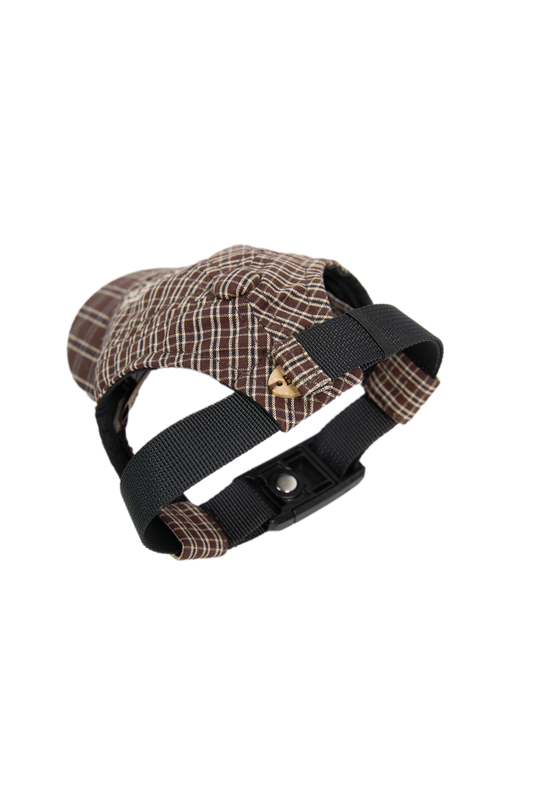 BOVER Pet Baseball Cap - Magnetic Buckle with Coconut Tag