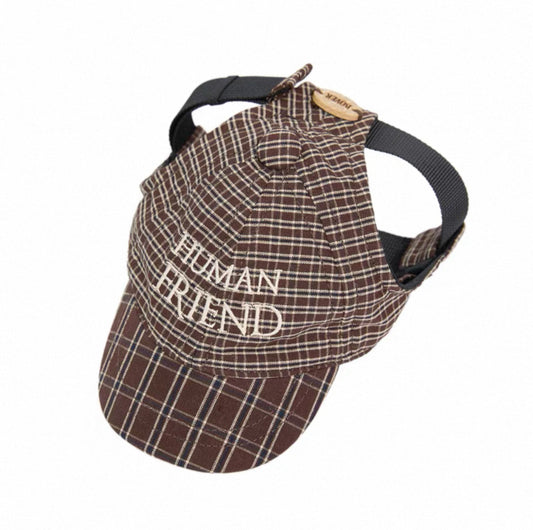 BOVER Pet Baseball Cap - Magnetic Buckle with Coconut Tag