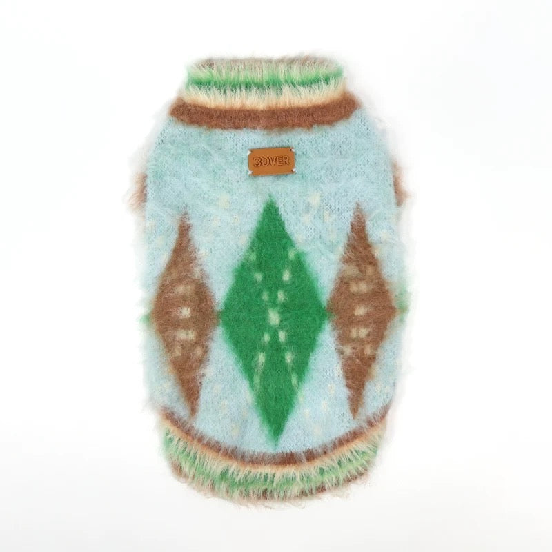 BOVER "Student Dog" Knit Vest