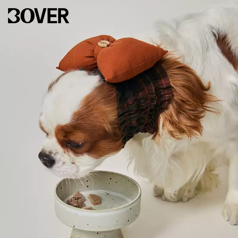 BOVER Pet Ear Protector - Adjustable Bow Design with Breathable Comfort