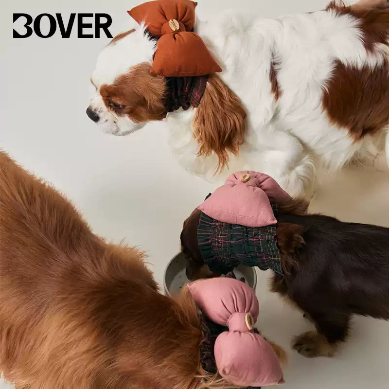 BOVER Pet Ear Protector - Adjustable Bow Design with Breathable Comfort
