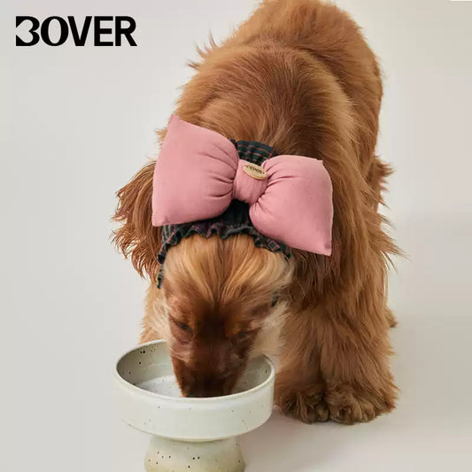 BOVER Pet Ear Protector - Adjustable Bow Design with Breathable Comfort