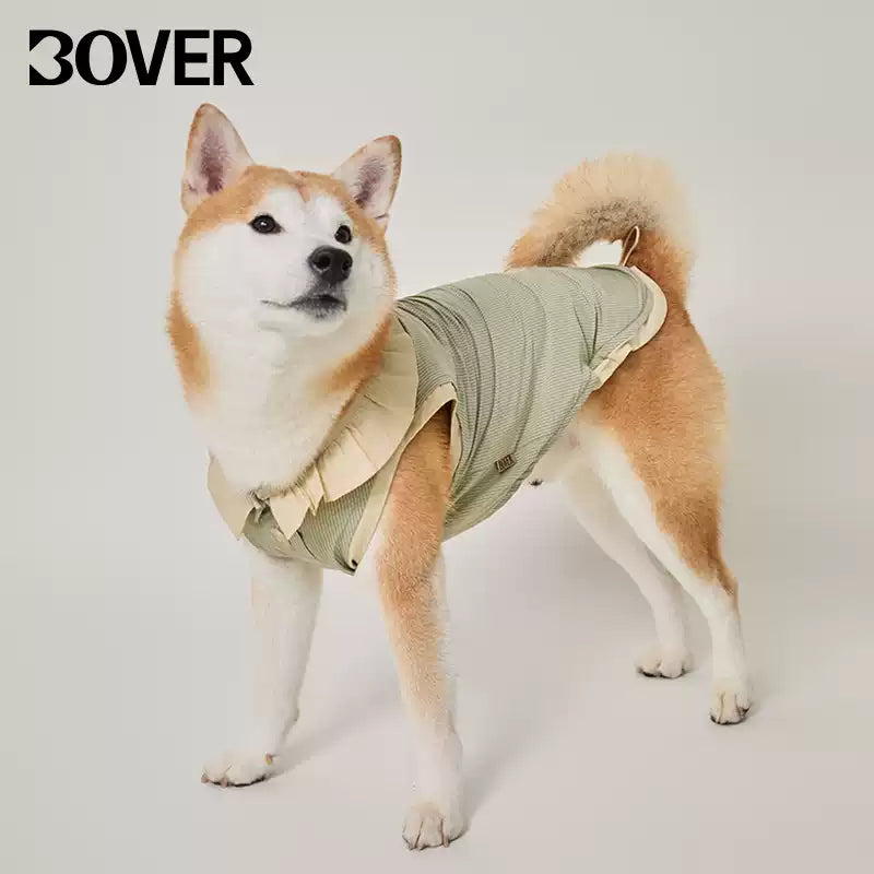 BOVER UV-Protective Pet Shirt - Dual Collar Style with Sun Protection