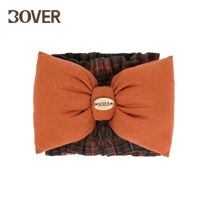 BOVER Pet Ear Protector - Adjustable Bow Design with Breathable Comfort